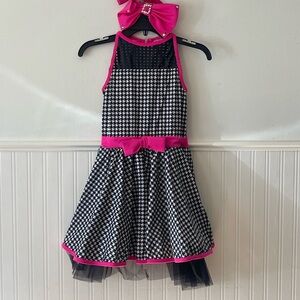 Curtain Call Dance Costume “ROCK THIS PARTY” Style:E1776 Child Medium